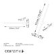 OPVIQ Set zidnih lampi 2/1 Sword 13488, crna - EP3007776