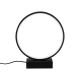 OPVIQ Okrugla LED stona lampa Halka 13307, crna - EP3007827
