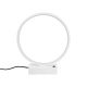 OPVIQ Okrugla LED stona lampa Halka 13308, bela - EP3007830