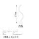 OPVIQ LED stona lampa Yılan 13277, zlatna - EP3007854