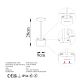 OPVIQ LED stona lampa Keyf 13394, srebrna - EP3007872