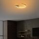 OPVIQ LED plafonjera Moon 13326, zlatna - EP3007884