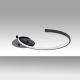 OPVIQ LED plafonjera Moon 13327, crna - EP3007887