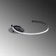 OPVIQ LED plafonjera Moon 13327, crna - EP3007887