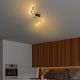 OPVIQ LED plafonjera Yılan 13278, crna - EP3007893