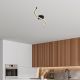OPVIQ LED plafonjera Yılan 13278, crna - EP3007893