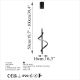 OPVIQ LED visilica Lıkma 13518, crna - EP3007911