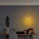 OPVIQ LED visilica Lıkma 13519, zlatna - EP3007914