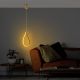 OPVIQ LED visilica Damla 13538, zlatna - EP3007920