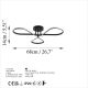 OPVIQ LED Luster Damla 13541, crna - EP3007923