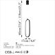 OPVIQ LED visilica Can 13560, crna - EP3007932