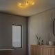 OPVIQ  LED plafonjera Es 13584, zlatna - EP3007944