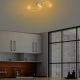 OPVIQ LED plafonjera Es 13586, srebrna - EP3007950