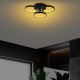 OPVIQ LED plafonjera Halka-13310, crna - EP3007965