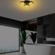 OPVIQ LED plafonjera Halka-13310, crna - EP3007965