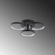 OPVIQ LED plafonjera Halka-13310, crna - EP3007965