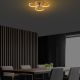 OPVIQ LED plafonjera Halka-13311, zlatna - EP3007968