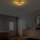 OPVIQ LED plafonjera Halka-13311, zlatna - EP3007968