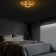 OPVIQ LED plafonjera Halka-13311, zlatna - EP3007968