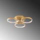OPVIQ LED plafonjera Halka-13311, zlatna - EP3007968