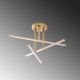 OPVIQ LED luster Ledflower 13650, zlatna - EP3007980
