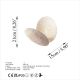OPVIQ Zidna lampa Yosma 13646, bela/zlatna - EP3008029