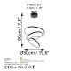 OPVIQ Visilica Simit 13697, crna - EP3008050