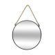ATMOSPHERA Ogledalo 38x3cm metal/staklo crna - 121409A