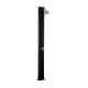 NERO Solarni tuš 36L crni pljosnati elipsa H=214cm - 12187-1