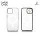 JUST IN CASE Silikonska maska Magsafe 2u1 za iPhone 15 Plus, providna/crna - MAG114BK