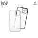 JUST IN CASE Silikonska maska Magsafe 2u1 za iPhone 15 Plus, providna/crna - MAG114BK