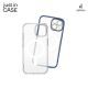 JUST IN CASE Silikonska maska Magsafe 2u1 za iPhone 15 Plus, providna/plava - MAG114BL