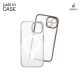 JUST IN CASE Silikonska maska Magsafe 2u1 za iPhone 15 Plus, providna/roze - MAG114PK