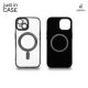 JUST IN CASE Silikonska maska Magsafe 2u1 za iPhone 15 Plus, providna/crna - MAGPL114BK