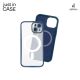 JUST IN CASE Silikonska maska Magsafe 2u1 za iPhone 15 Plus, providna/plava - MAGPL114BL