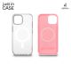 JUST IN CASE Silikonska maska Magsafe 2u1 za iPhone 15 Plus, providna/roze - MAGPL114PK