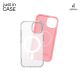JUST IN CASE Silikonska maska Magsafe 2u1 za iPhone 15 Plus, providna/roze - MAGPL114PK
