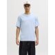 JACK & JONES Muška plava majica rebro - EP3080937
