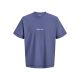 JACK & JONES Muška plava majica rebro - EP3081027