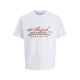 JACK & JONES Muška bela majica bedford - EP3076134