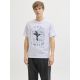 JACK & JONES Muška bela majica jrebalfy - EP3080922
