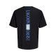 JACK & JONES Muška crna majica miles - EP3080919