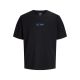 JACK & JONES Muška crna majica miles - EP3080919