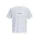JACK & JONES Muška bela majica rebro - EP3080943