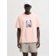 JACK & JONES Muška narandžasta majica rebro - EP3080988