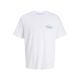 JACK & JONES Muška bela majica riviera - EP3080985