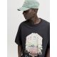 JACK & JONES Muška crna majica menton - EP3080997