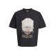 JACK & JONES Muška crna majica menton - EP3080997