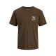 JACK & JONES Muška braon majica rewy - EP3076167