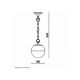 BB LINK Visilica JM-4822 E27 IP44 - 123500